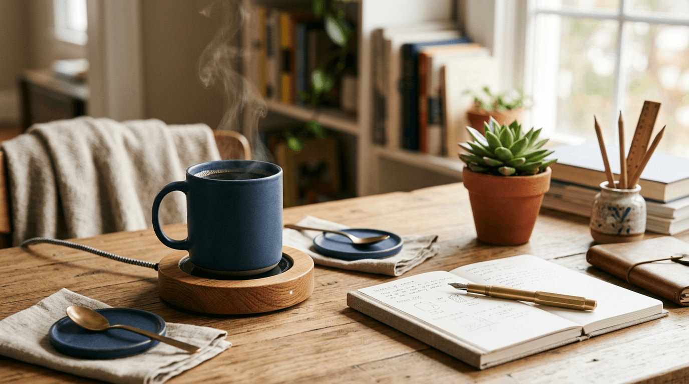 Best Gifts for Coffee Lovers: Mug Warmers and Desk Accessories