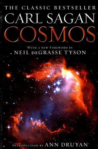Cosmos by Carl Sagan, book cover