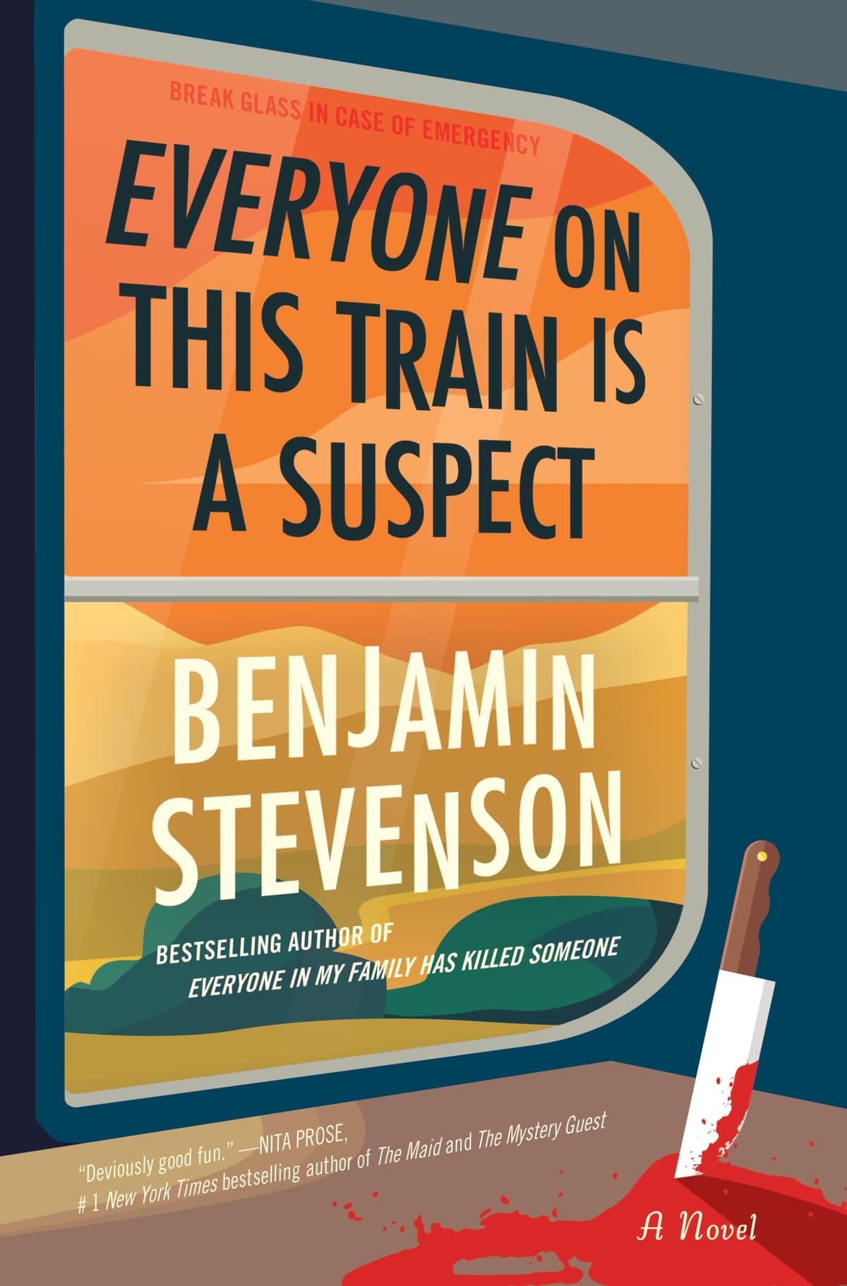 Everyone on This Train Is a Suspect by Benjamin Stevenson, book cover