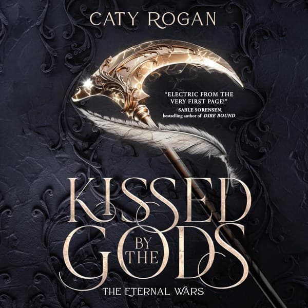 Kissed by the Gods by Caty Rogan, book cover