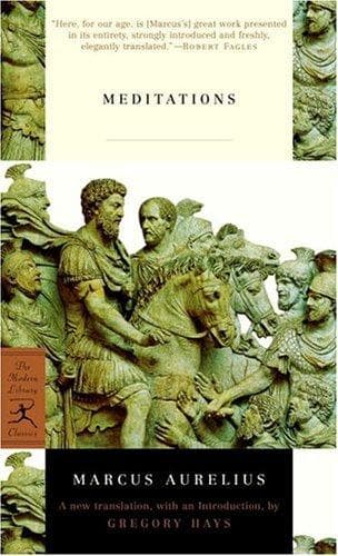 Meditations by Marcus Aurelius, book cover
