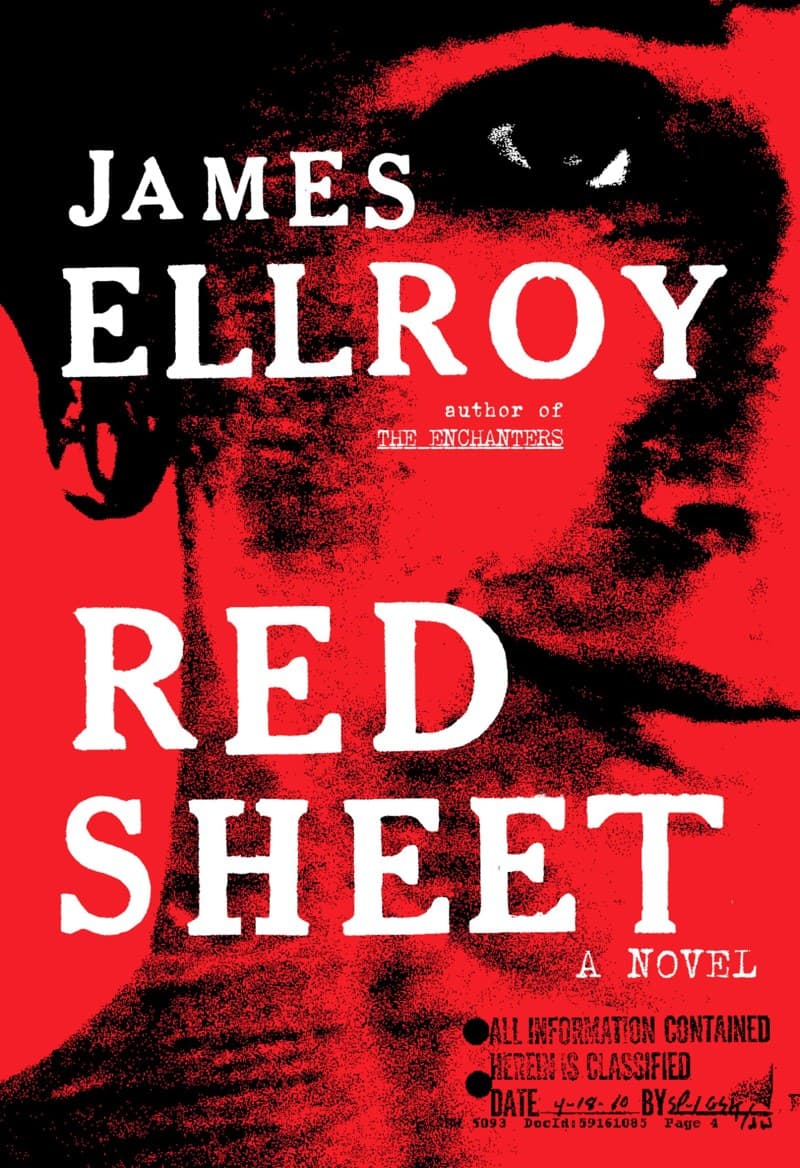 Red Sheet by James Ellroy, book cover
