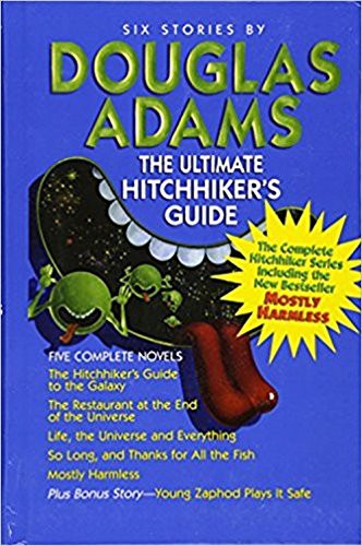 The Hitchhiker's Guide to the Galaxy audiobook cover