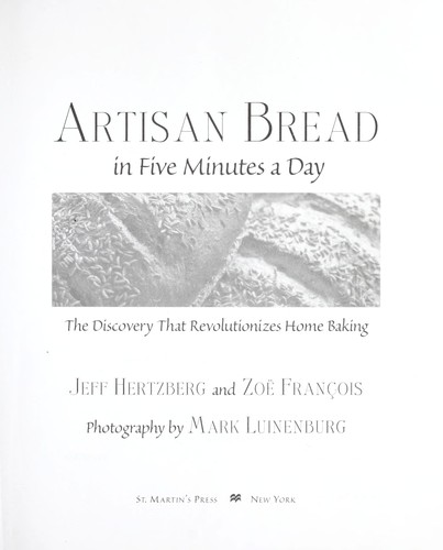 Artisan Bread in Five Minutes a Day book cover