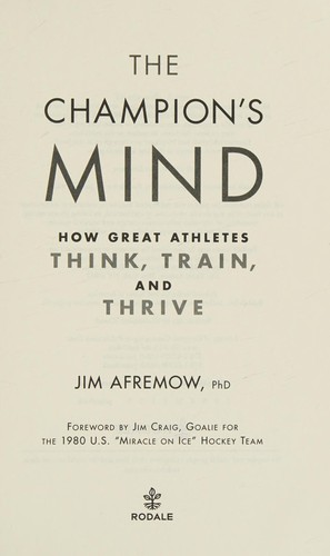 The Champion's Mind book cover