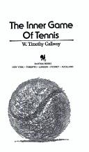 The Inner Game of Tennis book cover
