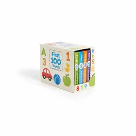 First 100 Board Book Box Set (3 books)