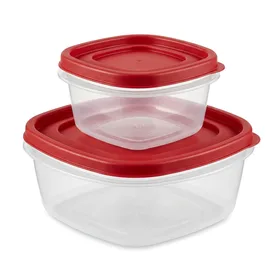 Rubbermaid Easy Find Lids Food Storage Container, 4-Piece Set