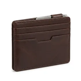 Timberland Men's Leather Wallet with Attached Flip Pocket