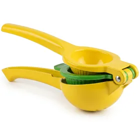 Zulay Metal 2-In-1 Lemon Lime Squeezer