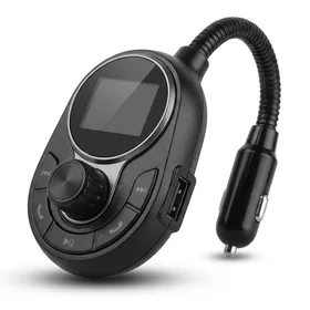 Nulaxy Wireless In-Car Bluetooth FM Transmitter Radio Adapter