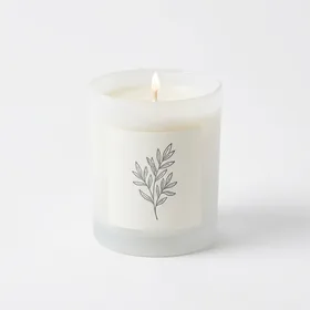 LA JOLIE MUSE Jasmine Scented Candle, Natural Soy Wax
