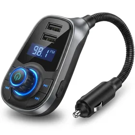 Nulaxy Bluetooth Car FM Transmitter Audio Adapter