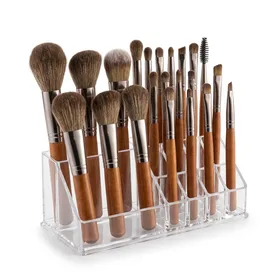 CINIDY 20 pcs Makeup Brush Set Tools Make-up Toiletry Kit Wool Make Up Brush Set