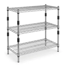 Amazon Basics 3-Shelf Adjustable Heavy Duty Storage Shelving Unit