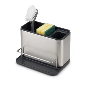 Joseph Joseph Surface Sink Caddy Stainless Steel Sponge Holder Organizer