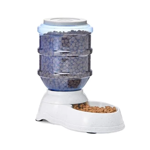 Amazon Basics Gravity Pet Food Feeder for Dogs and Cats