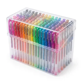 Glitter Gel Pens, 100 Color Set with 30% More Ink