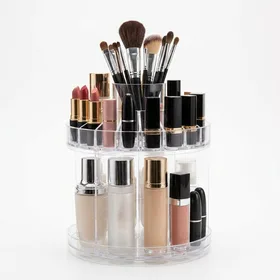 360 Degree Rotating Adjustable Makeup Organizer