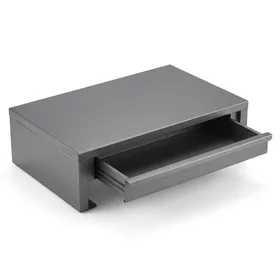SimpleHouseware Metal Desk Monitor Stand Riser with Organizer Drawer