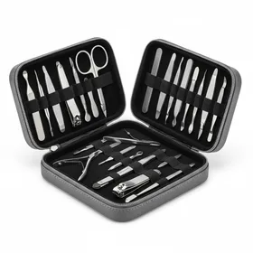 18-Piece Stainless Steel Manicure and Pedicure Kit