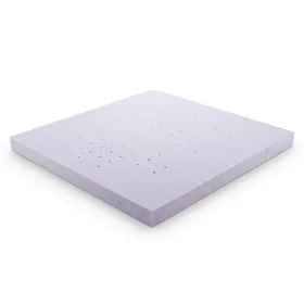 LUCID 2 Inch Lavender Infused Memory Foam Mattress Topper