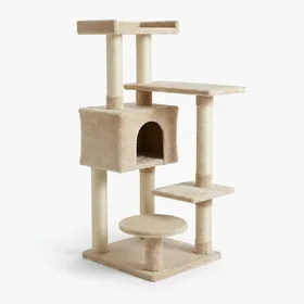 BEWISHOME Large Cat Tree Condo with Sisal Scratching Posts