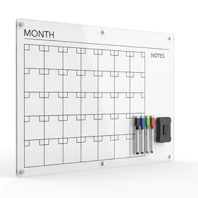 Fridge Calendar Magnetic Dry Erase Calendar Whiteboard Calendar for Refrigerator