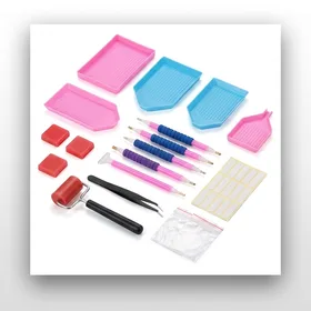 Suptikes 22-Piece 5D Diamond Painting Tools and Accessories Kit