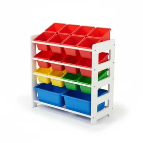 Humble Crew Extra-Large Toy Organizer, 16 Storage Bins