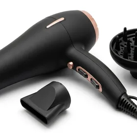 Ionic Salon Hair Dryer with Diffuser and Concentrator