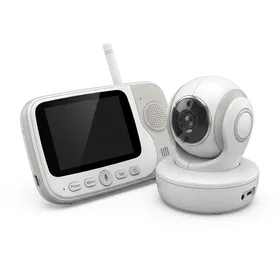 ANMEATE Video Baby Monitor with Remote Pan-Tilt-Zoom Camera and 3.2 Inch LCD Screen