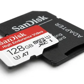 SanDisk 128GB High Endurance Video MicroSDXC Card with Adapter