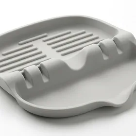Silicone Utensil Rest with Drip Pad
