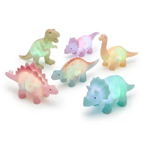 Light-Up Floating Dinosaur Bath Toys (6-Pack)