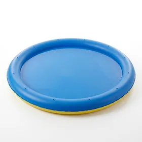 QPAU 68-Inch Splash Pad Sprinkler for Dogs and Kids