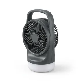 Portable Camping Fan with LED Lantern