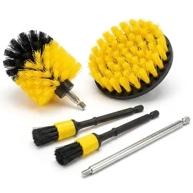 Holikme 4-Pack Drill Brush Power Scrubber Cleaning Brush Extended Long Attachment