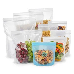 Reusable Food Storage Bags (10-Pack, BPA Free)