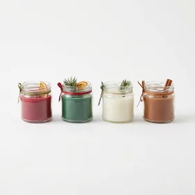 Christmas Scented Candles Gift Set, 4 Pack 4.4 oz