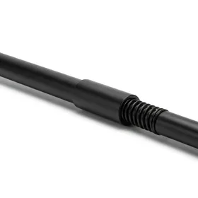 BRIOFOX Spring Tension Curtain Rod 27-43 Inches, Matte Black