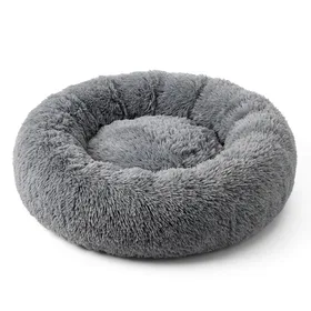 The Dog's Bed Calming Donut Dog Bed Original Anxiety Reducing Sound Sleep Dog Bed