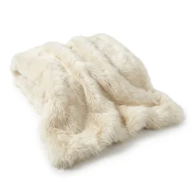 Decorative Extra Soft Faux Fur Throw Blanket