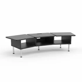 AMERIERGO Dual Monitor Stand (Adjustable Length and Angle)