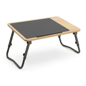 SAIJI Adjustable Laptop Bed Tray Table, Foldable Laptop Stand