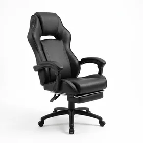GTRACING Gaming Chair with Footrest, Bluetooth Speakers, and Ergonomic Carbon Fiber Leather