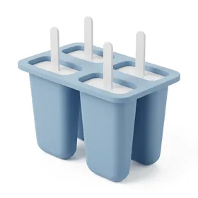 Popsicle Mold Set 4 Pieces Homemade Silicone Popsicle Maker