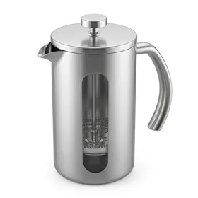 BAYKA French Press Coffee Tea Maker, 304 Stainless Steel Coffee Press