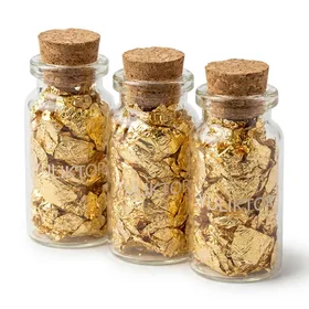 YULIKTOR Gold Foil Flakes for Resin (3 Bottles)
