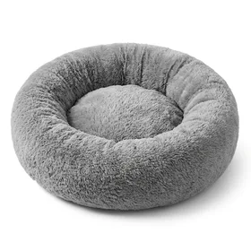 WAYIMPRESS Calming Dog Bed for Small Dog & Cat, Comfy Self Warming Round Dog Bed